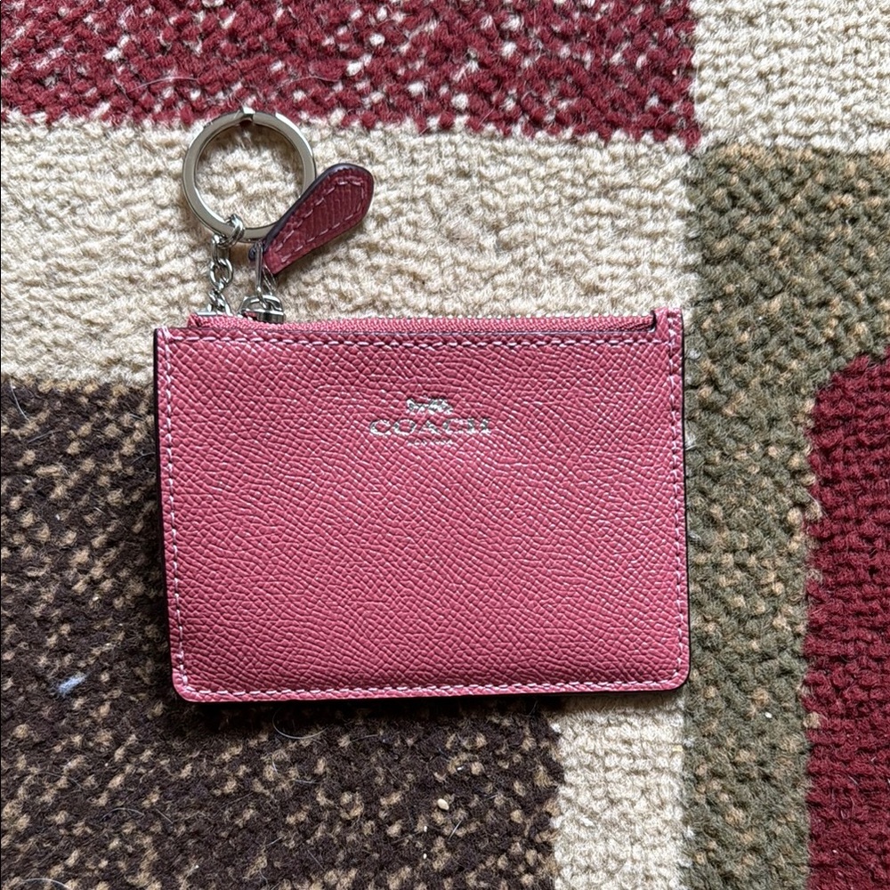 Coach Pink Card Holder - Picture 1 of 5